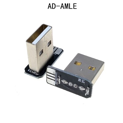 2 db USB 2.0 dugó felfelé, lefelé, balra, jobbra DIY egyedi L-alakú könyök 90 fokos Android Micro Type-C Mini USB adattápegység