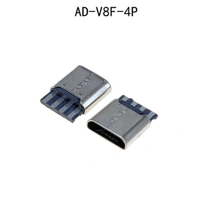 2 db USB 2.0 dugó felfelé, lefelé, balra, jobbra DIY egyedi L-alakú könyök 90 fokos Android Micro Type-C Mini USB adattápegység