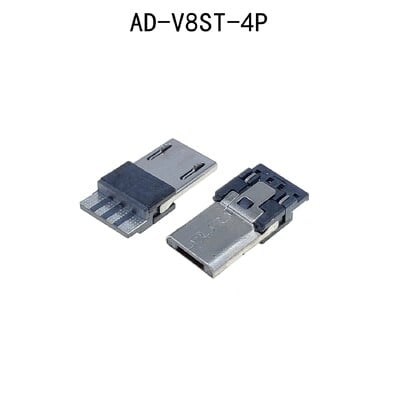 2 db USB 2.0 dugó felfelé, lefelé, balra, jobbra DIY egyedi L-alakú könyök 90 fokos Android Micro Type-C Mini USB adattápegység