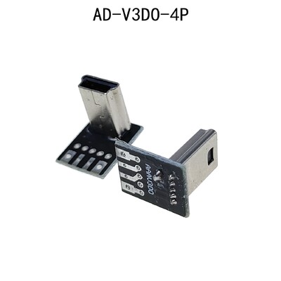 2 db USB 2.0 dugó felfelé, lefelé, balra, jobbra DIY egyedi L-alakú könyök 90 fokos Android Micro Type-C Mini USB adattápegység