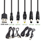 5V USB tip A tată la DC cablu de încărcare mufă mufă conector sursă de alimentare cablu prelungitor 22AWG 3A