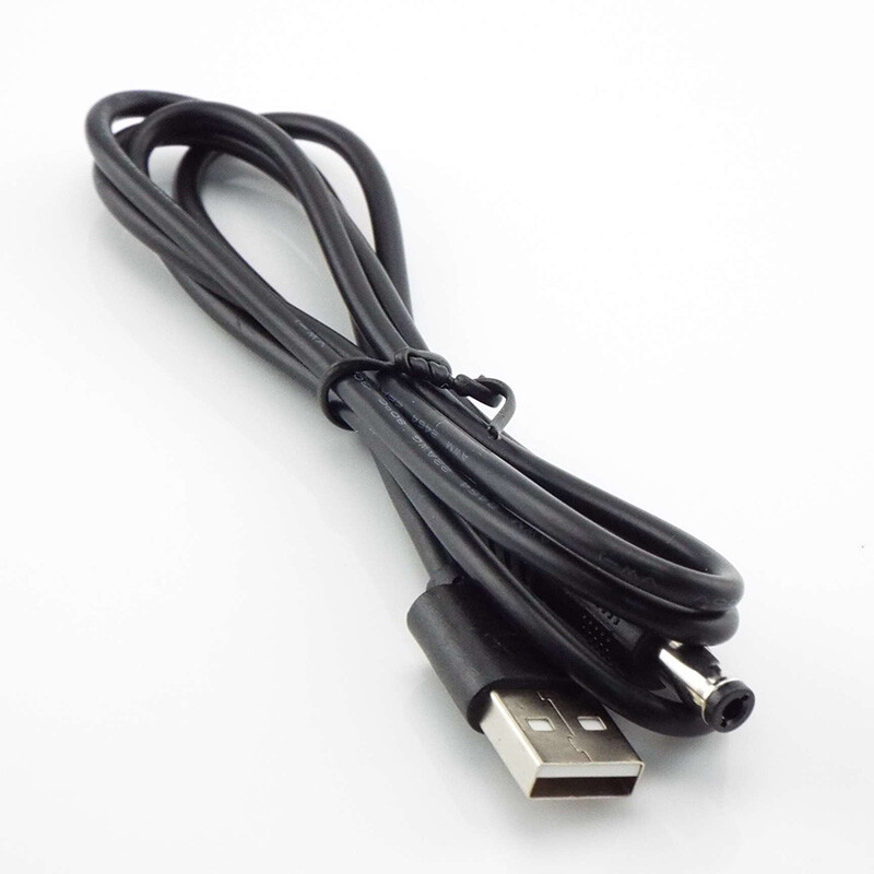 5V USB tip A tată la DC cablu de încărcare mufă mufă conector sursă de alimentare cablu prelungitor 22AWG 3A