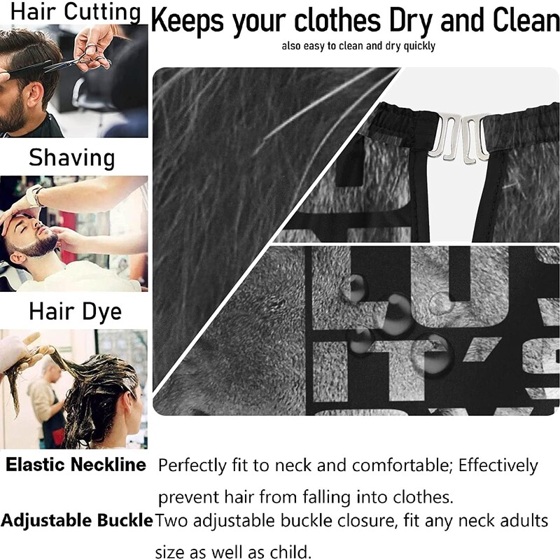 Kirpyklos kirpimo prijuostė Tigro liūto raštas kirpimo suknelė vandeniui atspari šukuosena pelerinos Antistatinė kirpėjo palto priemonė