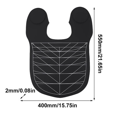 Αδιάβροχο Στιλίστας Κοπή Κάπα σιλικόνης Βαφή Μαλλιών Σάλι Περιλαίμιο Περιτύλιγμα Κάλυμμα Κουρέας Κομμωτήριο Αξεσουάρ βαφής μαλλιών