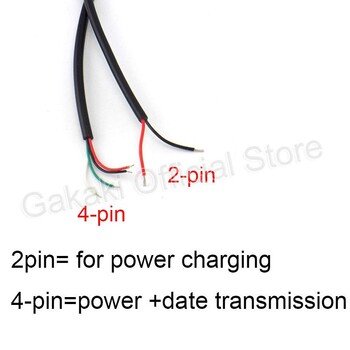 0.3m/1m/2m 5V USB захранващ кабел 2-пинов USB 2.0 A женски мъжки 4-пинов жичен жак Зарядно устройство Удължителен кабел за зареждане Конектор Направи си сам