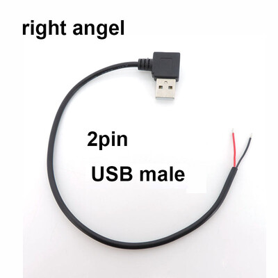 0,3 m / 1 m / 2 m 5 V USB maitinimo kabelis 2 kontaktų USB 2.0 A Moteriškas vyriškas 4 kontaktų laidas Lizdas Įkroviklis įkrovimo laido prailginimo jungtis "pasidaryk pats"