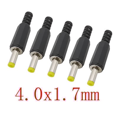 Napájací adaptér DC (samec) 3,5x1,3 mm 4,0x1,7 mm 4,8x1,7 mm 5,5x2,1 mm 5,5x2,5 mm 6,5x4,4 mm Nabíjací adaptér, spájkovacie zástrčky, jack DC konektor