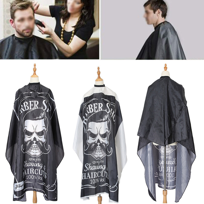 2023 Holičstvo Kaderníctvo Cape Retro Strihanie Vlasov Cape Čiernobiely Kabát Na Strihanie Vlasov Styling Nástroj Vodotesná Zástera Pre Mužov Strih