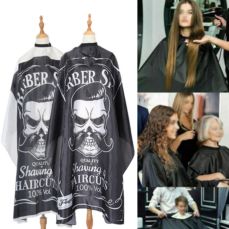 2023 Holičstvo Kaderníctvo Cape Retro Strihanie Vlasov Cape Čiernobiely Kabát Na Strihanie Vlasov Styling Nástroj Vodotesná Zástera Pre Mužov Strih
