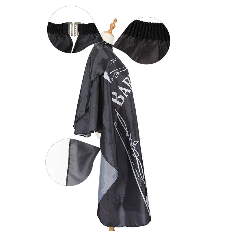 2023 Holičstvo Kaderníctvo Cape Retro Strihanie Vlasov Cape Čiernobiely Kabát Na Strihanie Vlasov Styling Nástroj Vodotesná Zástera Pre Mužov Strih