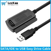 Cablu de conversie LccKaa IDE Sata la USB Laptop Computer desktop Conexiune la portul serial vechi Cablu de date 480Mb/s Cabluri adaptoare HDD