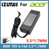 19V 4.74A 90W 5.5*1.7MM AC adapter punjača za prijenosno računalo za Acer Aspire 5742G 5750G 5755G 5920G E1-571G V5-571P prijenosno napajanje