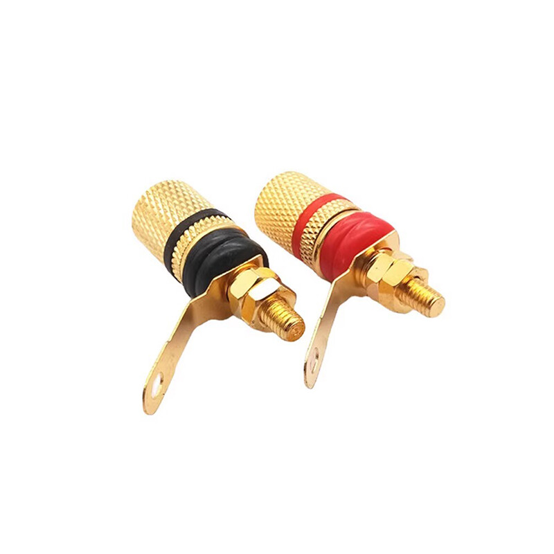 20 buc mufă banană de 4 mm, placată cu aur, terminale pentru difuzor, conector pentru terminal audio