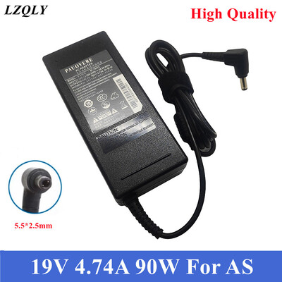 19V 4.74A 90W 5.5*2.5mm AC nešiojamojo kompiuterio maitinimo adapterio įkroviklis skirtas A52F A53E A43S A55V K550 K55V D550CA D550MAV nešiojamam kompiuteriui