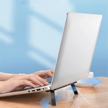 Universal Laptop Riser Stand για Macbook Pro 13 15 Air Lenovo Samsung Notebook Cooling Pad Αόρατη βάση στήριξης φορητού υπολογιστή