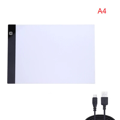 A3/A4/A5 trijų lygių pritemdomas LED šviesos trinkelės piešimo lentos padėklo sekimo šviesos dėžutės akių apsauga, skirta deimantiniam dažymui