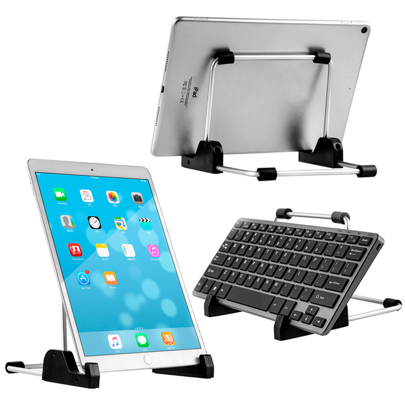 Planšetdatora turētāja statīvs Super viegls universāls statīvs salokāms regulējams alumīnija turētāja statīvs priekš Ipad Samsung planšetdatora piederumi