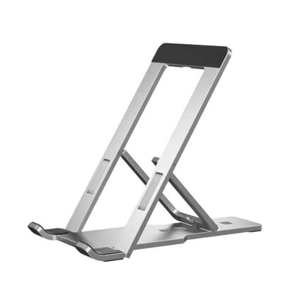 Pārnēsājams Lazy planšetdatora turētājs Salokāms radošs galda alumīnija tālruņa turētājs