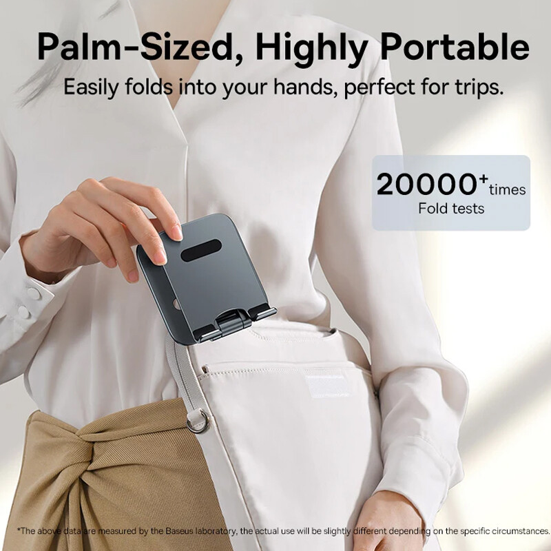 Držiak na telefón Baseus, stojan na mobil, tablet, skladací držiak pre iPhone 13 12 iPad Pro Air, kovový držiak na telefón