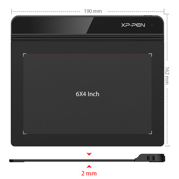 XPPen Star G640 Graphics Tablet 6 ιντσών Digital Drawing Tablet για OSU Animation Art Online Education 8192 Επίπεδα Πίεση 266RPS