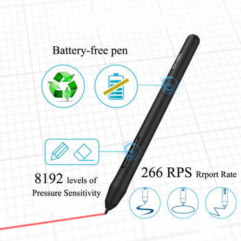 XPPen Star G640 Graphics Tablet 6 ιντσών Digital Drawing Tablet για OSU Animation Art Online Education 8192 Επίπεδα Πίεση 266RPS