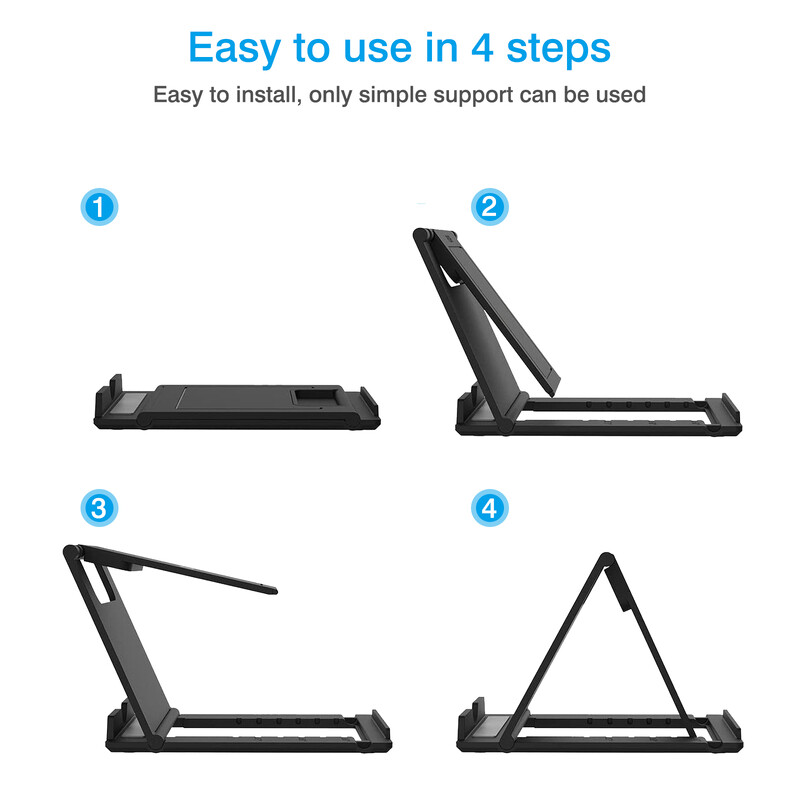 Bimawen pārnēsājamā monitora salokāms statīvs 4,7-18,5 collu planšetdatora monitora statīvs priekš iPad iPhone HUAWEI Xiaomi portatīvais statīvs