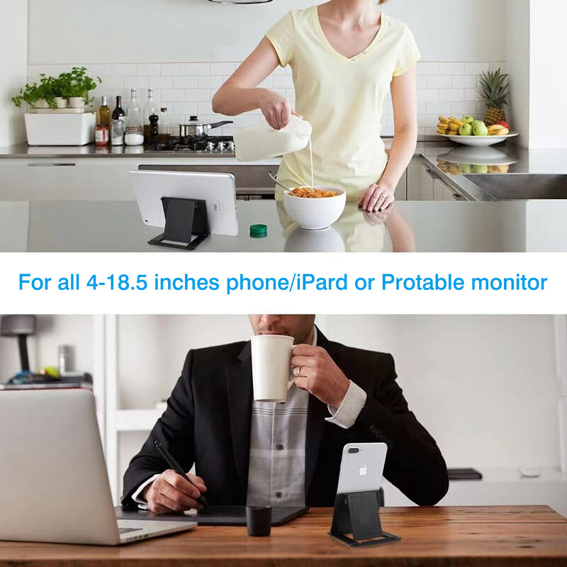 Bimawen pārnēsājamā monitora salokāms statīvs 4,7-18,5 collu planšetdatora monitora statīvs priekš iPad iPhone HUAWEI Xiaomi portatīvais statīvs