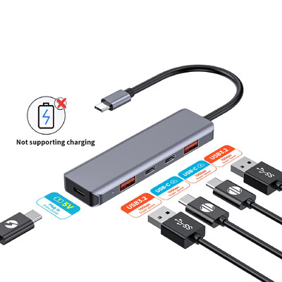 Hub USB C FORIDA 10 Gbps Splitter USB C 100 W Putere de încărcare Hub USB 3.2 pentru laptop MacBook Air/Pro iPhone 15/15 Pro/15 Pro Max