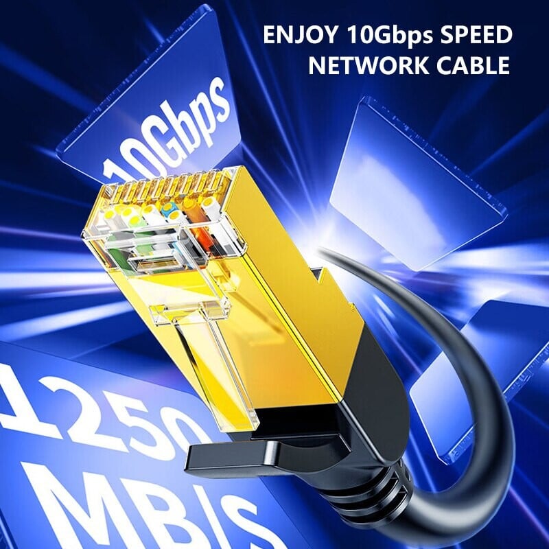 Cablu Ethernet CAT7 de rețea 10Gb RJ45 Cablu de rețea Lan Rețea Cordon de corecție Ethernet Cablu CAT 7 pentru router de computer