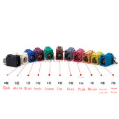 5 buc./lot Fakra-C Radio Crimp Femeie Jack/Conector Mufă cu Phantom RF Coaxial Tip A/B/C/D/E/F/G/H/I/K/Z pentru cablu RG316/RG174