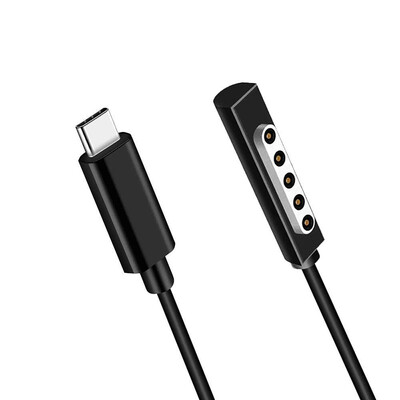 USB Type-C gyorstöltő kábel 15V/3A USB-C PD protokoll töltő tápadapterrel működik, kompatibilis a Surface Pro1/2 RT-vel