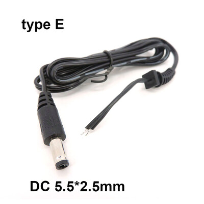 1M 2pin Adapter Output Προσαρμογέας ρεύματος Καλώδιο DC Male Plug 100cm Καλώδιο 5,5*2,5mm/2,1mm 4,0*1,7mm 3,5*1,35mm Καλώδιο επισκευής