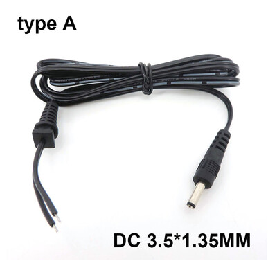 1M 2pin Adapter Output Προσαρμογέας ρεύματος Καλώδιο DC Male Plug 100cm Καλώδιο 5,5*2,5mm/2,1mm 4,0*1,7mm 3,5*1,35mm Καλώδιο επισκευής