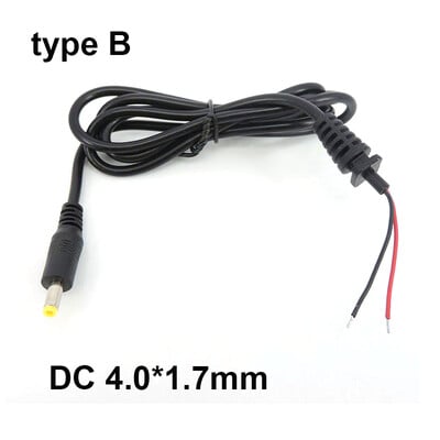 1M 2pin Adapter Output Προσαρμογέας ρεύματος Καλώδιο DC Male Plug 100cm Καλώδιο 5,5*2,5mm/2,1mm 4,0*1,7mm 3,5*1,35mm Καλώδιο επισκευής