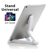 Universalus sulankstomas planšetinio kompiuterio laikiklis nuo 4,7 iki 12,9 colio, skirtas iPad Pro Samsung Xiaomi HUAWEI mobiliųjų telefonų priedai Fiksuotas stalinis stovas