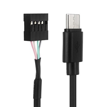 USB Type C към 9Pin USB кабел за дънна платка на компютър към USBC вторичен екран PC LCD екран