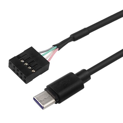 USB Type C към 9Pin USB кабел за дънна платка на компютър към USBC вторичен екран PC LCD екран