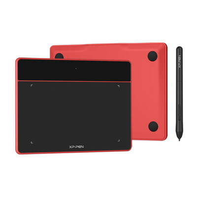 XPPen Deco Fun S grafiskais planšetdators 6 x 4 collu zīmēšanai OSU tiešsaistes izglītībai, savietojams ar Android Mac Linux Windows Chrome OS