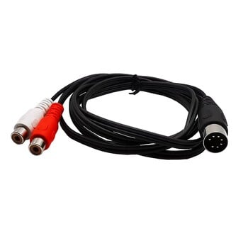 DIN 7-pin 7pin to 2 RCA lotus адаптерен кабел мъжки към женски винтидж аудио оборудване високоговорител адаптер кабелна линия 0,5 м/1 м/1,5 м