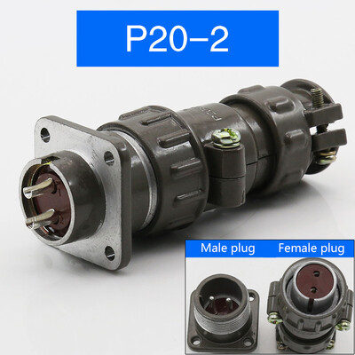 Aviation pistikupesa ümmargune pistik P20 seeria 2.3.4.5.7 südamiku tihvtide liidese läbimõõt 20 mm