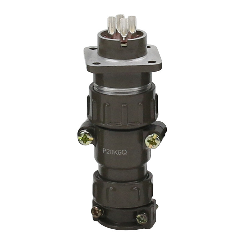 Aviation pistikupesa ümmargune pistik P20 seeria 2.3.4.5.7 südamiku tihvtide liidese läbimõõt 20 mm