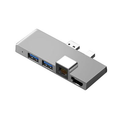 6 σε 1 Docking Station Hub TF Card Reader Docking Station Hard Drive Tool Duplicator for Microsoft Surface Pro 5 4 3