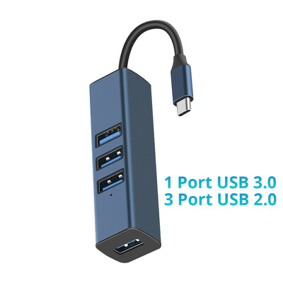 NNBILI USB C HUB 100Mbps 3 porta USB 3.0 2.0 Type C HUB USB na Rj45 Ethernet adapter RTL8152B za MacBook prijenosno računalo