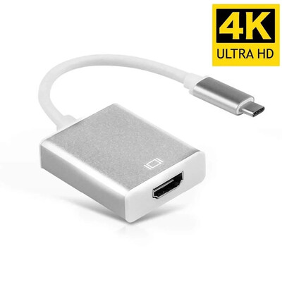 C tipa USB c uz HD pārveidotāja adapteris, kas ir saderīgs ar HDMI/USB 3.0/C tipa adapteris, C tipa alumīnija adapteris MacBook Pro/Air/Huawei Mate