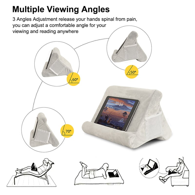 Planšetdatora turētājs iPad Samsung Huawei Xiaomi Pad Kindle statīvs tālruņu grāmatām lasīšanai spilvena turētājs planšetdatora galda atbalsta kronšteins