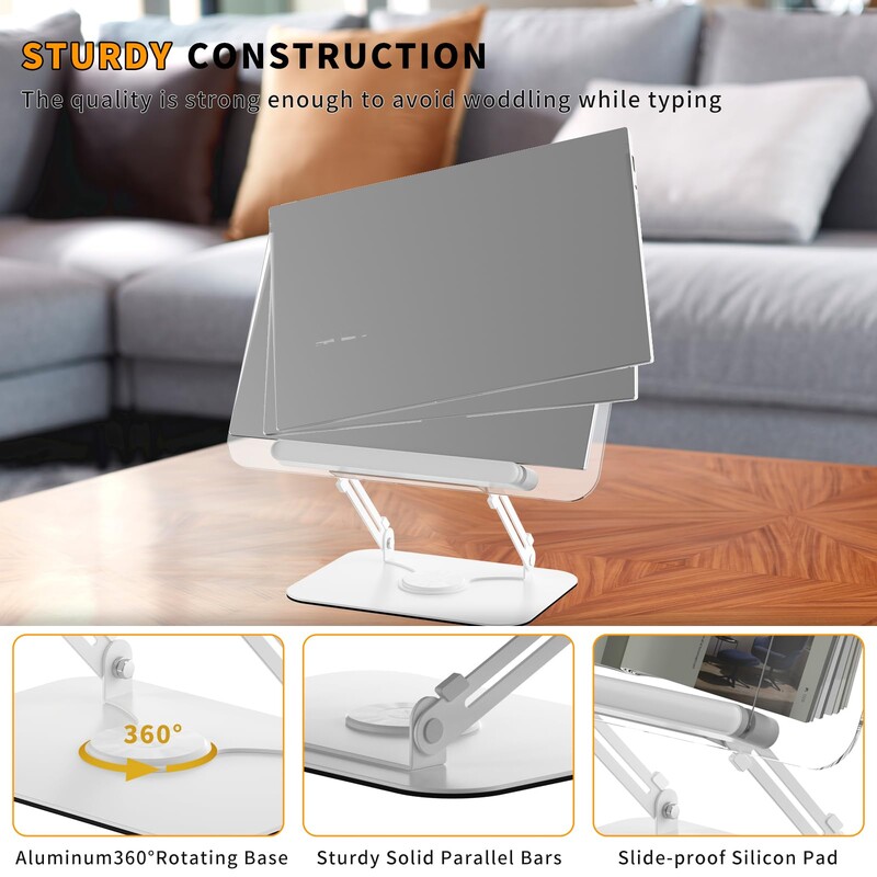 Biezs akrila grāmatu statīvs lasīšanai Regulējams grāmatu turētājs ar 360° grozāmu pamatni, elastīgu lappušu saspraudes salokāmi darbvirsmas stāvvadi St.