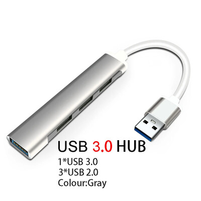 USB C HUB 3.0 Type C 3.1 3/4 Port Multi Splitter Adapter OTG USB for Macbook Pro 13 15 Air Mi Pro HUAWEI PC priedai