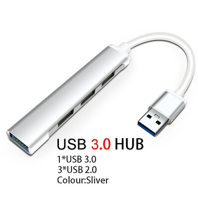 USB C HUB 3.0 Type C 3.1 3/4 Port Multi Splitter Adapter OTG USB for Macbook Pro 13 15 Air Mi Pro HUAWEI PC priedai