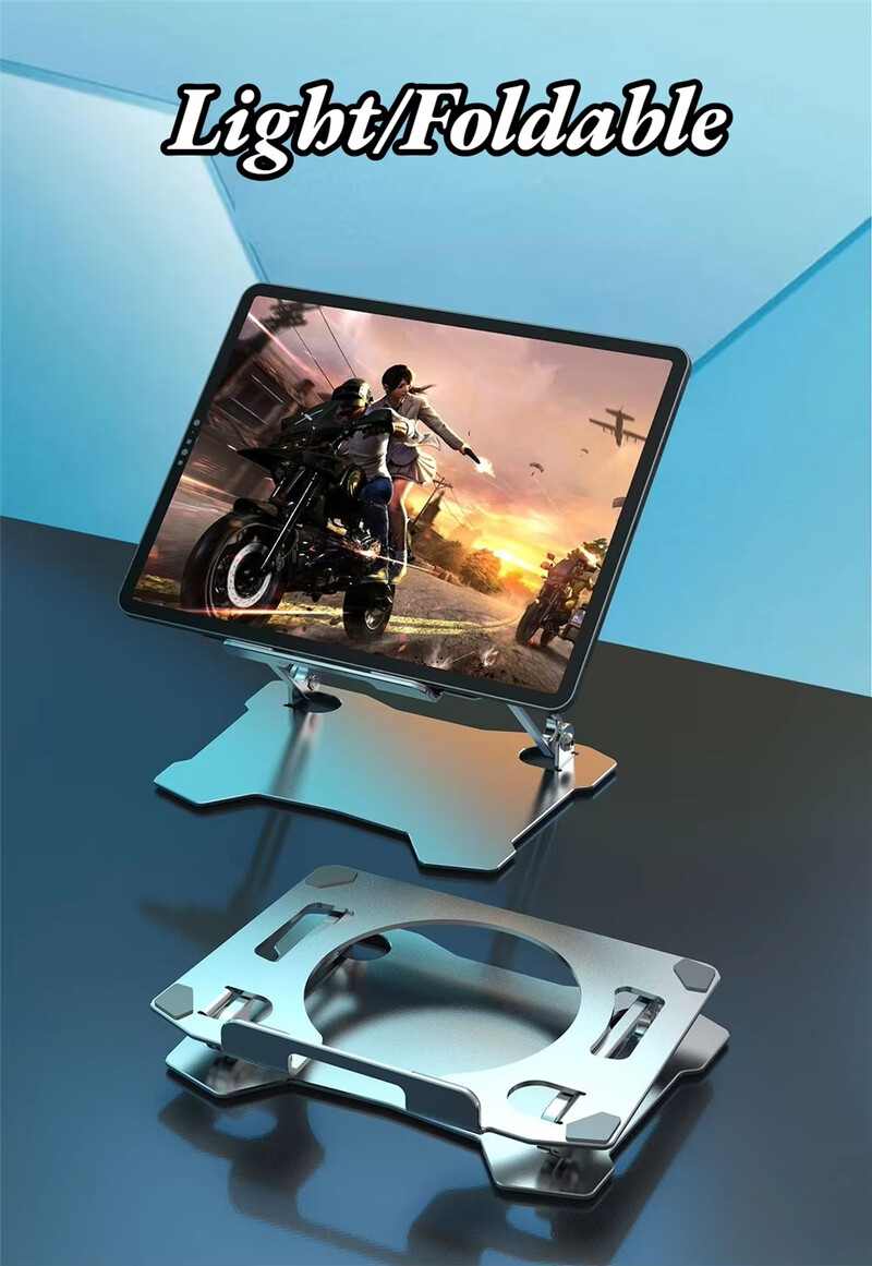 Tablet od aluminijske legure Univerzalni sklopivi nosač Stolni stalak Rotirajuća baza Podesivi ravni držač za iPad Huawei