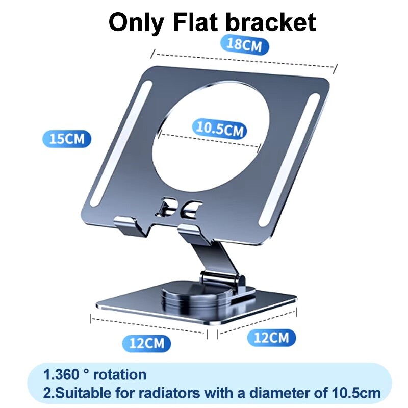 Tablet od aluminijske legure Univerzalni sklopivi nosač Stolni stalak Rotirajuća baza Podesivi ravni držač za iPad Huawei
